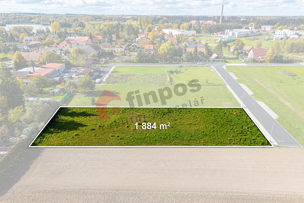 Prodej stavebního pozemku 1884 m²